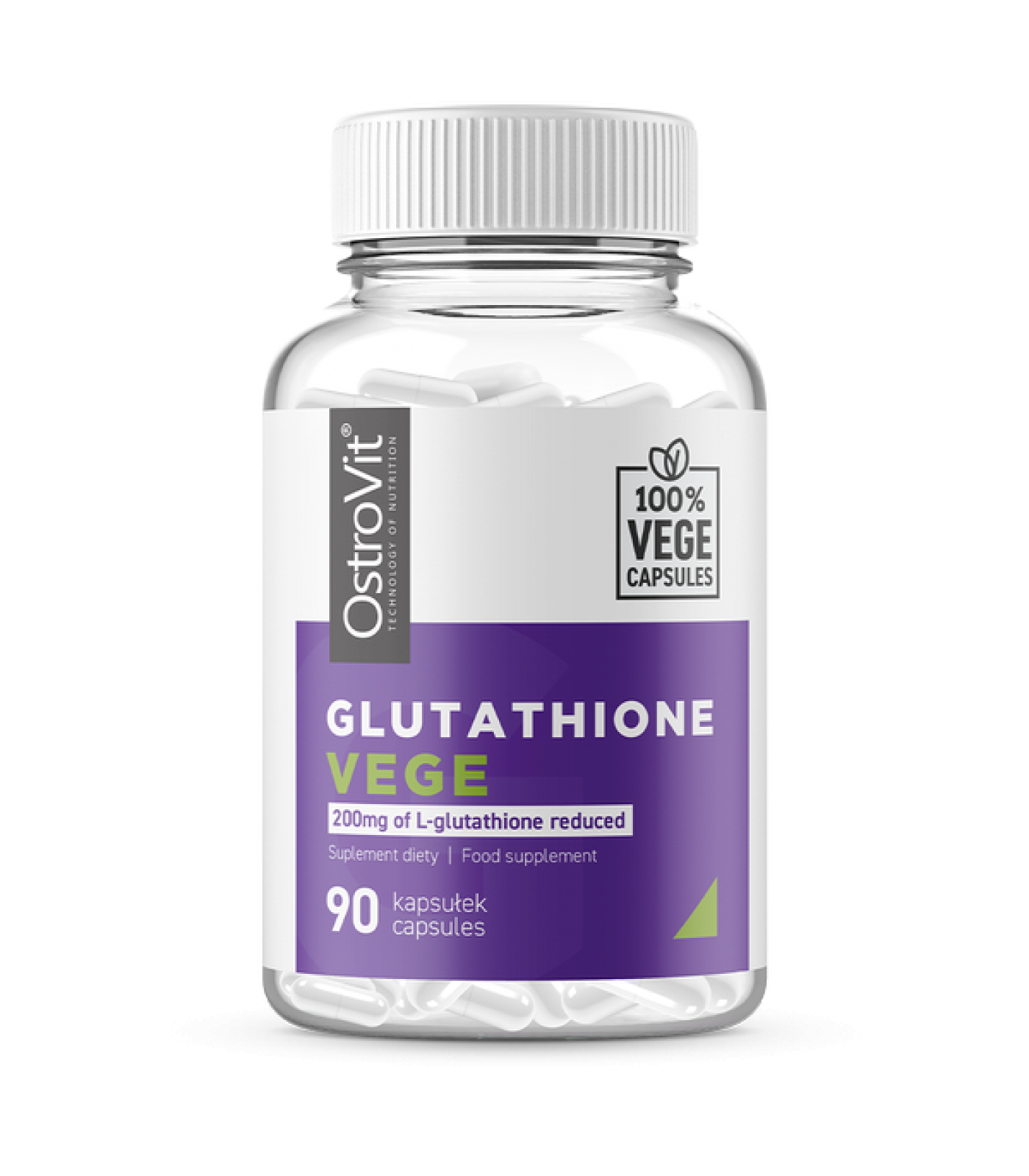 OstroVit Glutathione 200 mg / Vege - 90 капсули